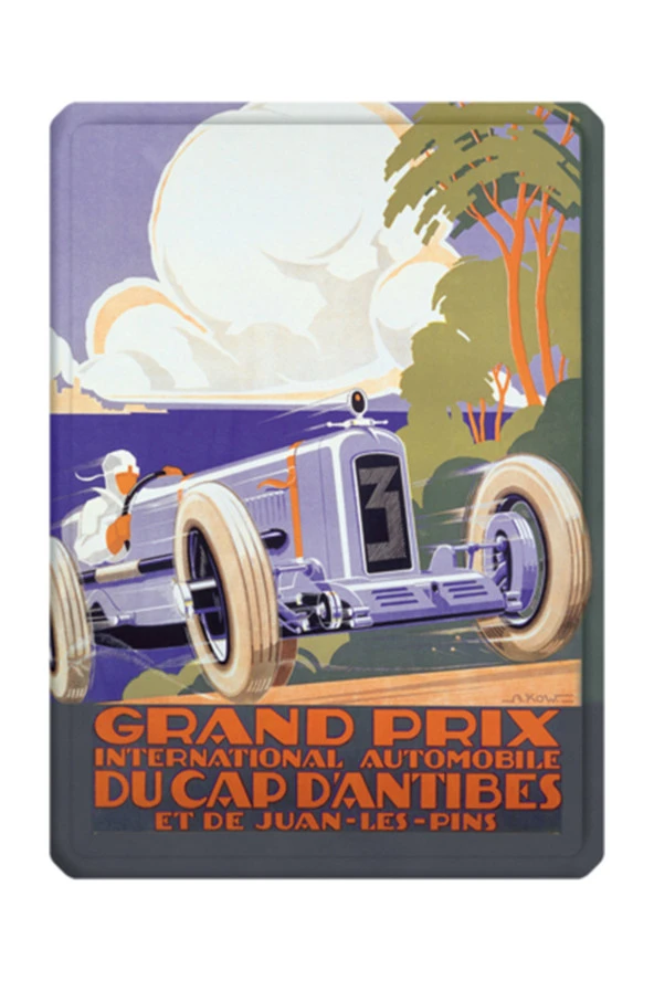 Metal Poster  Grand Prix Du Cap DAntibes   15X21Cm ürün görseli 1