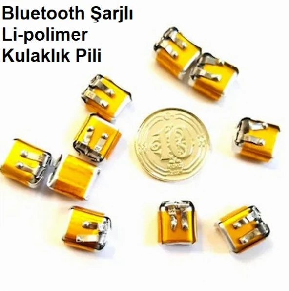 Day Bluetooth Kulaklık Batarya VE Mp3 4 5 3.7v 40 mah Şarjlı Li-polimer ölçüler : 9mmx9mmx4mm BT40MAH000088 ürün görseli 1
