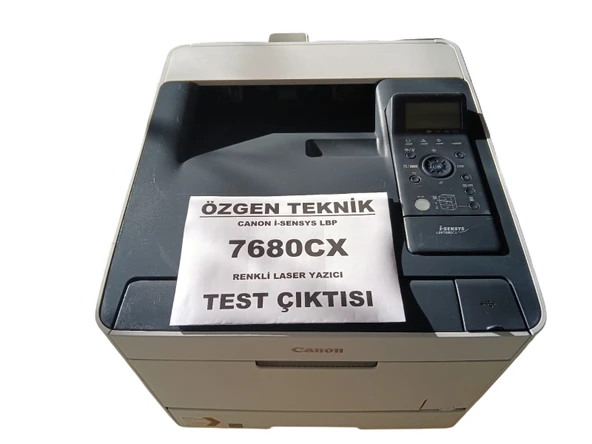 canon i-sensys lbp 7680cx yazıcı(ÇALIŞIR,SORUNSUZ,İKİNCİEL) ürün görseli 1
