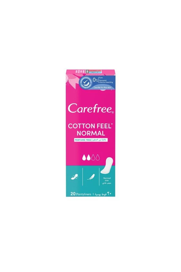 Carefree Normal Cotton 3D Comfort 20 Adet ürün görseli 1