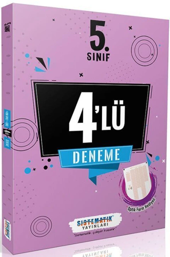5. Sınıf Tüm Dersler 4 lü Deneme Sistematik Yayınları ürün görseli 1