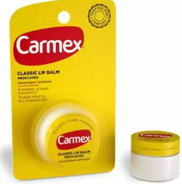 Carmex Classic Lip Balm Medicated, 0.25 oz ürün görseli 1