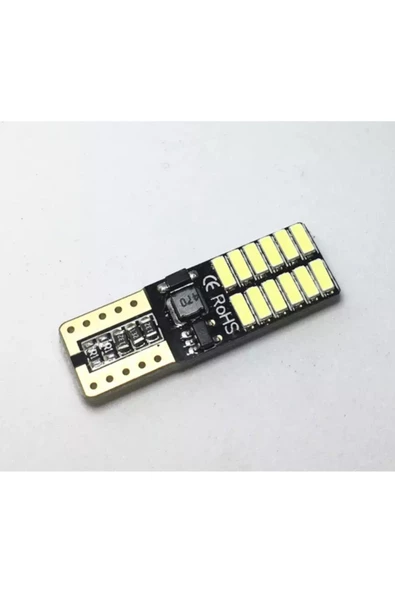 Hyundaı I20 Led Plaka Aydınlatma Ampulü T10 Led Canbus 24 Led ürün görseli 1