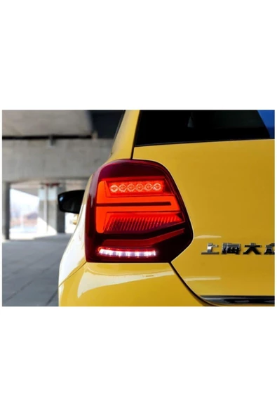Vw Polo Mk6 Q2 Dizayn Led Stop Takımı Kırmızı ürün görseli 1
