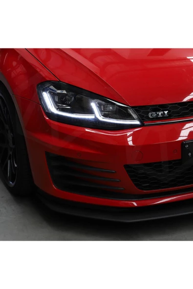 2013 Volkswagen Golf 7 Uyumlu 7.5 Görünüm Kayar Sinyal Çift J Led Far Takımı ürün görseli 1