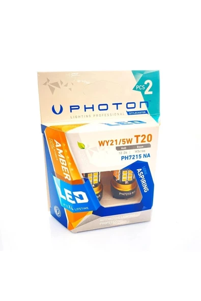 PH7215 NA WY21/5W T20 Amber - Resim 4