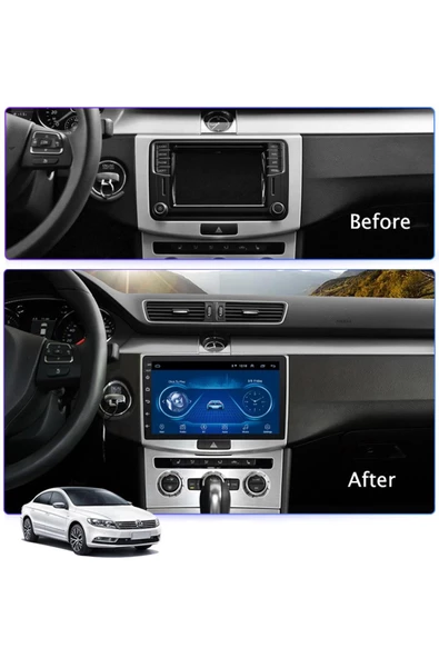 Volkswagen Passat Multimedya Oem Navigasyon CarplayAuto 2 Ram 16 Dahılı Hafıza Uyumlu ürün görseli 1