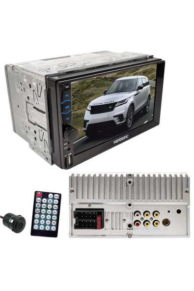 Kamosonıc Ks-g752 Double Teyp 7" 4x45w Mirrorlink Bt/usb/sd/fm/aux Kameralı ürün görseli 1