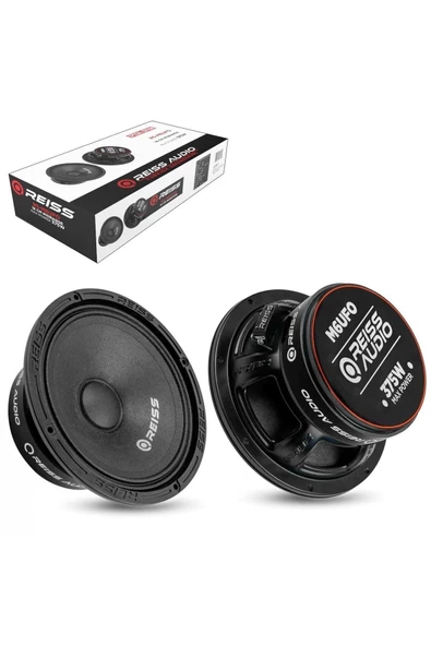 OTO MIDRANGE 16CM 375W 2 ADET REISS AUDIO RS-M6UFO ürün görseli 1