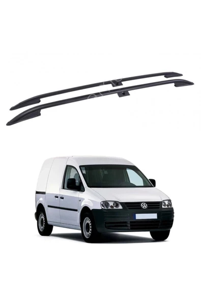Volkswagen Caddy 2005-2009 Port Bagaj Tavan Çıtası Siyah ürün görseli 1