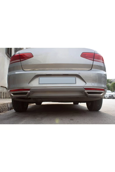 Vw Passat B8 Egsoz Çıkış 2 Parça Krom 2015 - 2018 - Resim 3