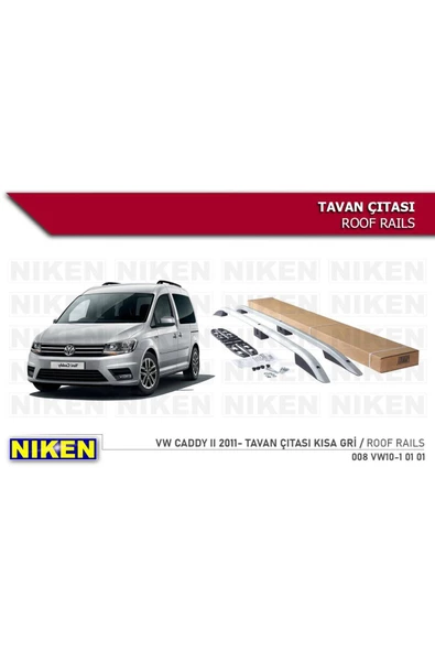 Vw Caddy Tavan Çıtası Port Bagaj Taşıyıcı Gri 2011+ ürün görseli 1