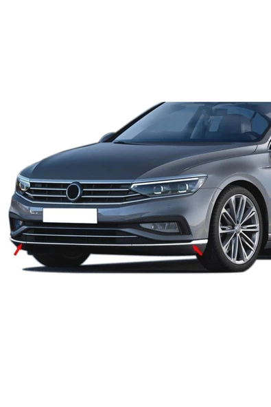 Volkswagen Passat B8.5 Ön Tampon Alt Çıtası Kromu 3 Parça 2019+ ürün görseli 1