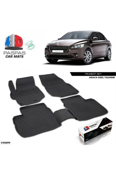 Peugeot 301 4d Havuzlu Paspas A+kalite ürün görseli 1