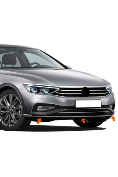 Volkswagen Passat B8.5 - Ön Tampon Alt Çıtası - 3 Prç. ürün görseli 1