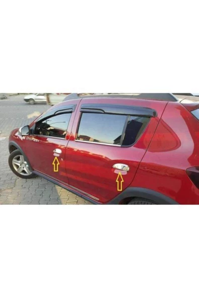 Dacia Sandero Stepway Kapı Kolu 4 Kapı Krom 2012 + ürün görseli 1