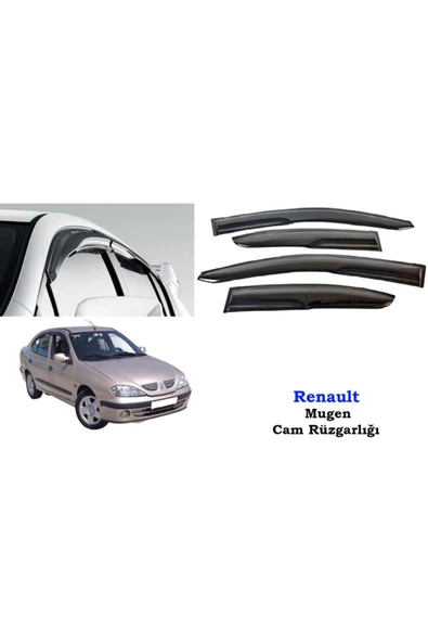 Renault Megane 1 Mugen Cam Kenar Rüzgarlığı 1996-2003 ürün görseli 1