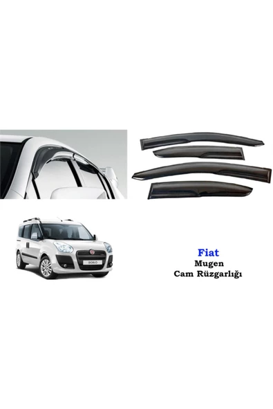 Fiat Doblo 2 Mugen Cam Kenar Rüzgarlığı 2010- ürün görseli 1