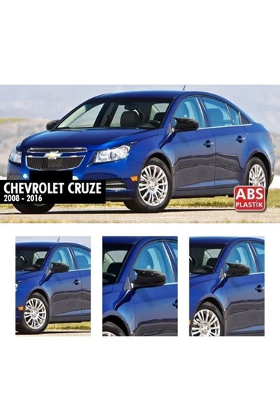 Chevrolet Cruze 2008 - 2016 Yarasa Batman Ayna Kapağı Piano Black ürün görseli 1