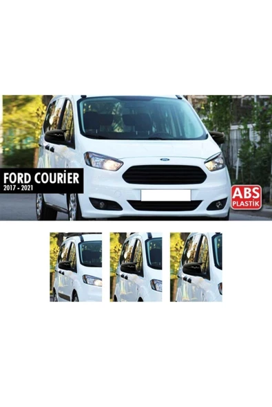 Courier 2018-2021 Uyumlu Piano Black Batman Yarasa Ayna Kapağı ürün görseli 1