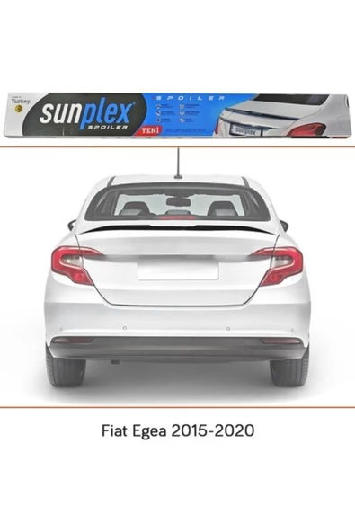 Fıat Egea 2015-2020 Spoiler Piano Black - Resim 2
