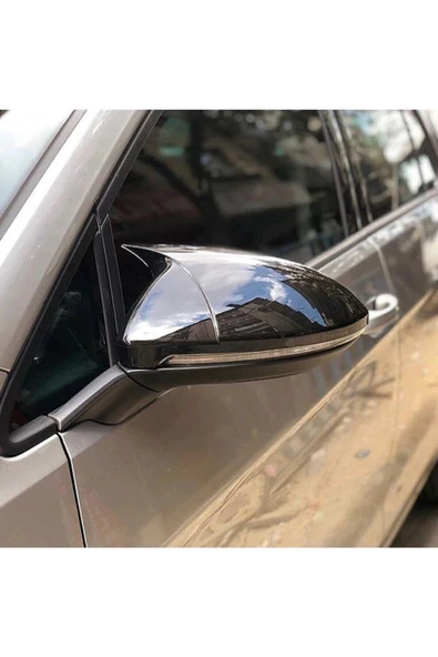 Vw Golf 7 Yarasa Ayna Kapağı 7,5 Batman Ayna Parlak Siyah ürün görseli 1