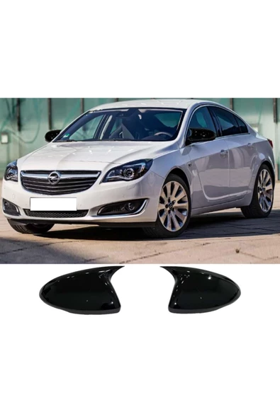 Insigna A Batman Yarasa Ayna Kapağı Piano Black / 2008-2017 2008.2013 - 2013.2017 / A - A Fl Uyumlu ürün görseli 1