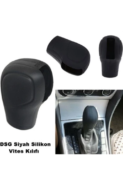 Dsg Silikon Vites Kılıfı Tüm Dsg Vites Araçlara Uyumlu Siyah Renk ürün görseli 1