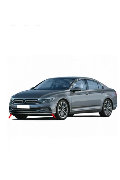 Volkswagen Passat B8.5 - Ön Tampon Alt Çıtası 3 Prç.chrom ürün görseli 1