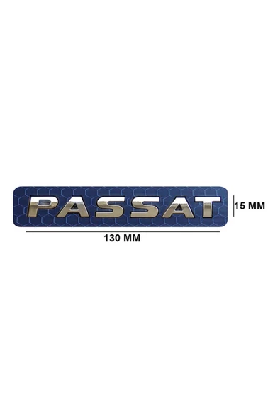 Passat Yazı - Passat Arka Yazı - Orjinal Passat Yazısı - Bagaj Passat Yazısı - Passat Krom Yazı ürün görseli 1