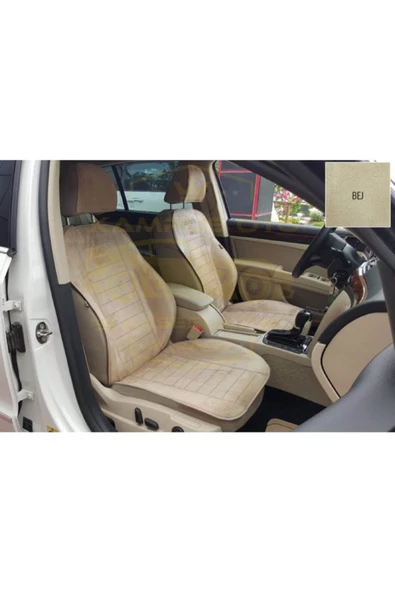 Mercedes C180 W204 Uyumlu Bej Renk Koltuk Koruyucu Minder Araca Özel ürün görseli 1