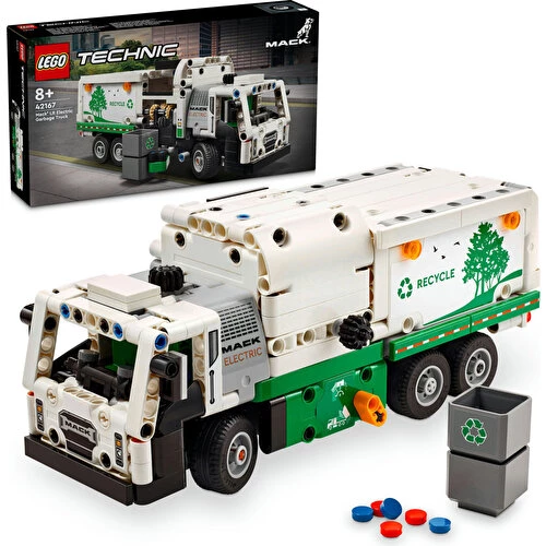 LEGO Technic 42167 Mack LR Electric Çöp Kamyonu (503 Parça) ürün görseli 1