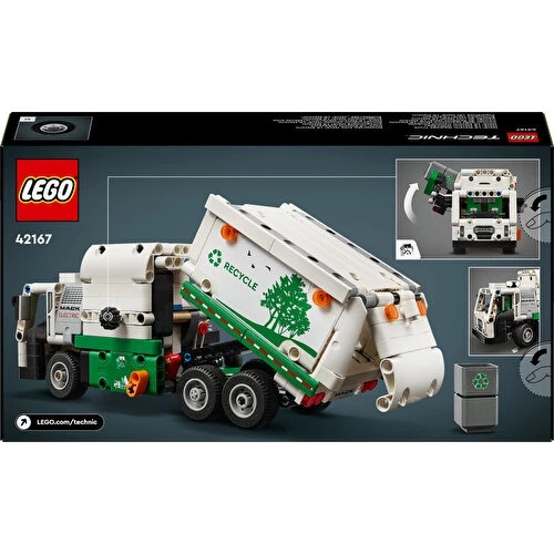 LEGO Technic 42167 Mack LR Electric Çöp Kamyonu (503 Parça) - Resim 6