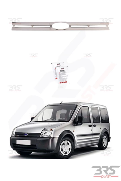 Ford Connect Krom Ön Panjur 2006-2009 Paslanmaz Çelik - Resim 2