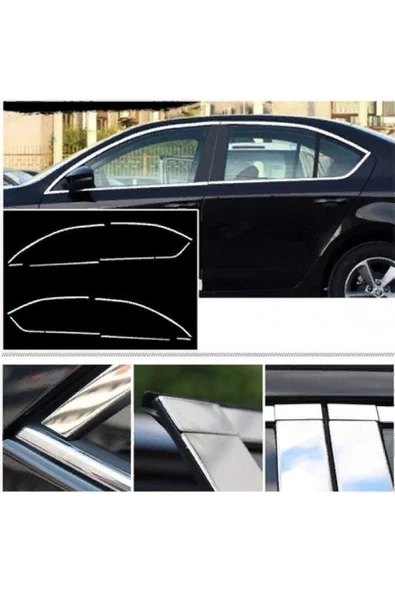 Passat B8,5 Krom Cam Çıtası ürün görseli 1