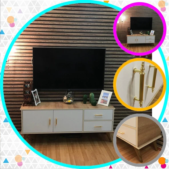 MODİLAYN Claros Tv Sehpası 150 X 40 x 60 cm Tv Ünitesi ürün görseli 1