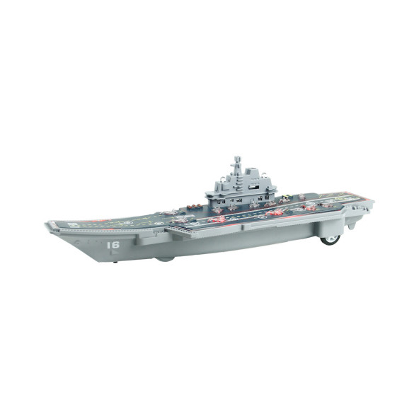 Uçak Gemisi Işıklı Sesli  Çek Bırak 24cm - Resim 2