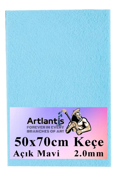 50x70 cm Keçe 2.0 mm 1 Adet Renkli Hobi Keçesi Elişi Keçesi Anasınıfı Kreş Okul Öncesi ürün görseli 1