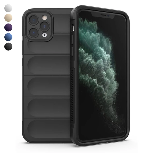 iPhone 11 Pro Max Kılıf Optimum Lens Çerçeveli Silikon Kapak ürün görseli 1