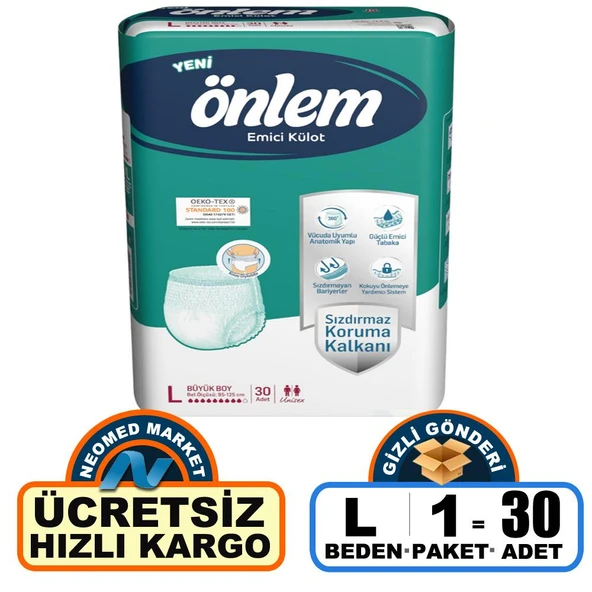 Önlem Emici Külot L-Large Beden 30 Adet ürün görseli 1