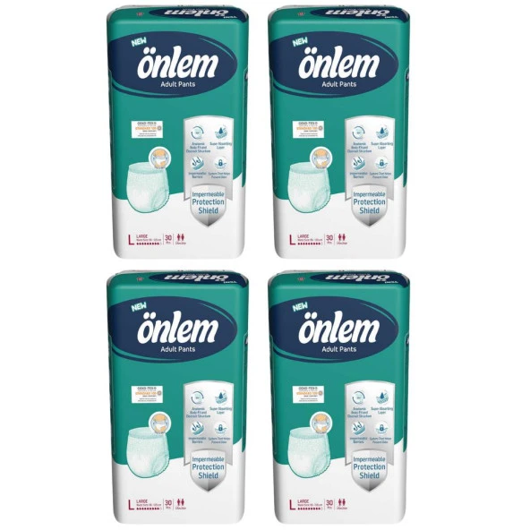 Önlem Emici Large Büyük 120 Adet Külot Hasta Bezi ürün görseli 1