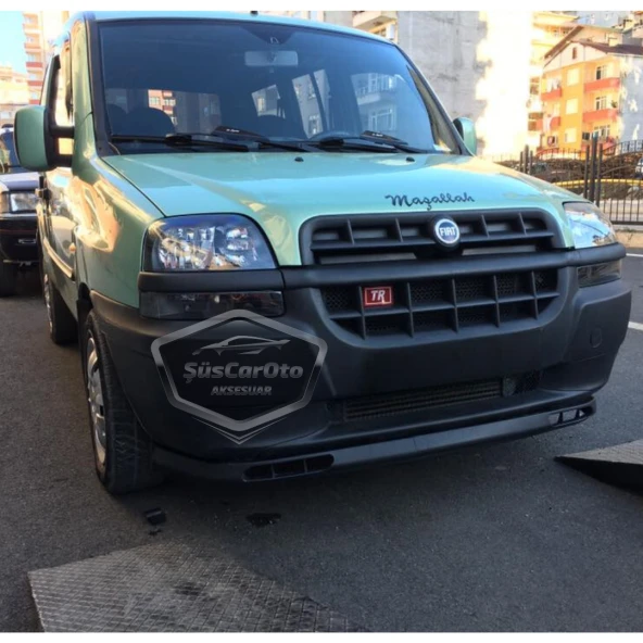 Fiat Doblo D1 2000-2005 Uyumlu Üniversal Laguna Lip Esnek Ön Lip 2 Parça Tampon Altı Dil Karlık Ön Ek ürün görseli 1