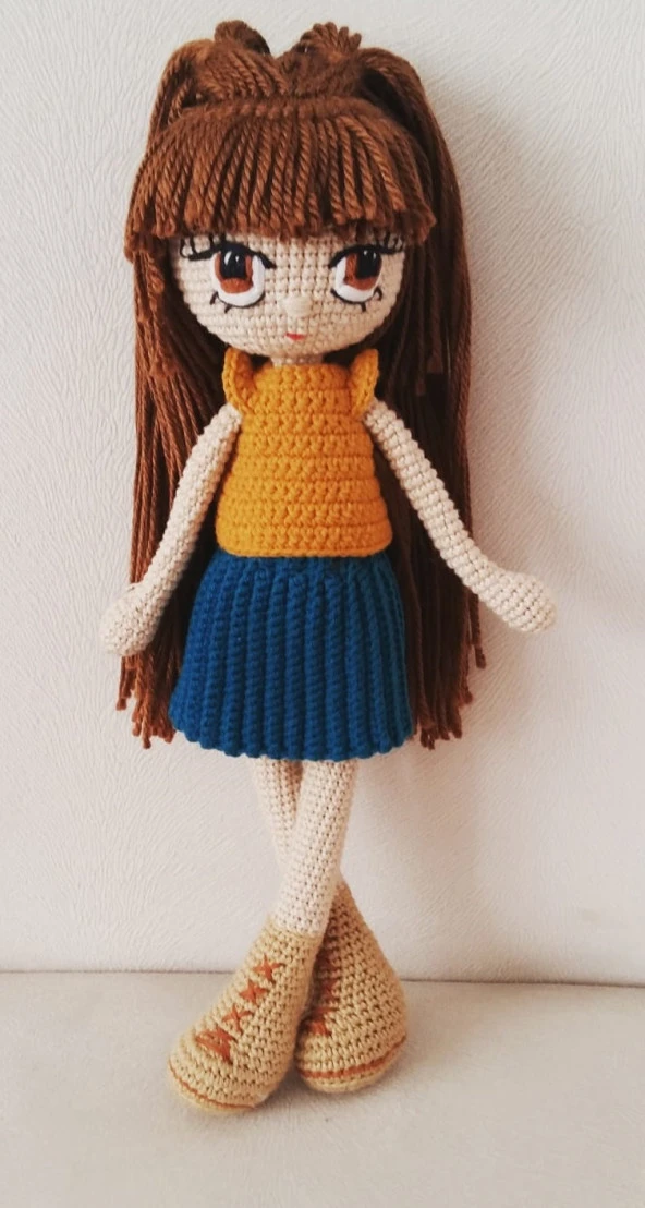 Karamelim Bebek Amigurumi Organik Oyuncak ürün görseli 1