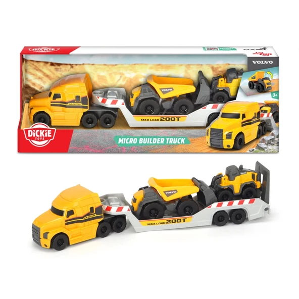 Dickie Mack/Volvo Micro Builder Kamyon 203725005 ürün görseli 1