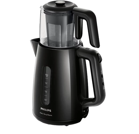 Philips Çay Ustası HD7301/00 1700W Çay Makinesi Siyah ürün görseli 1