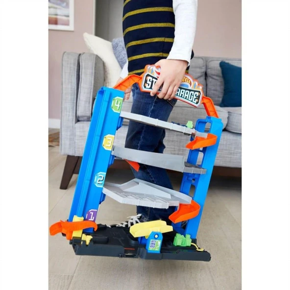 Hot Wheels Mini Garaj Gnl70 - Resim 4