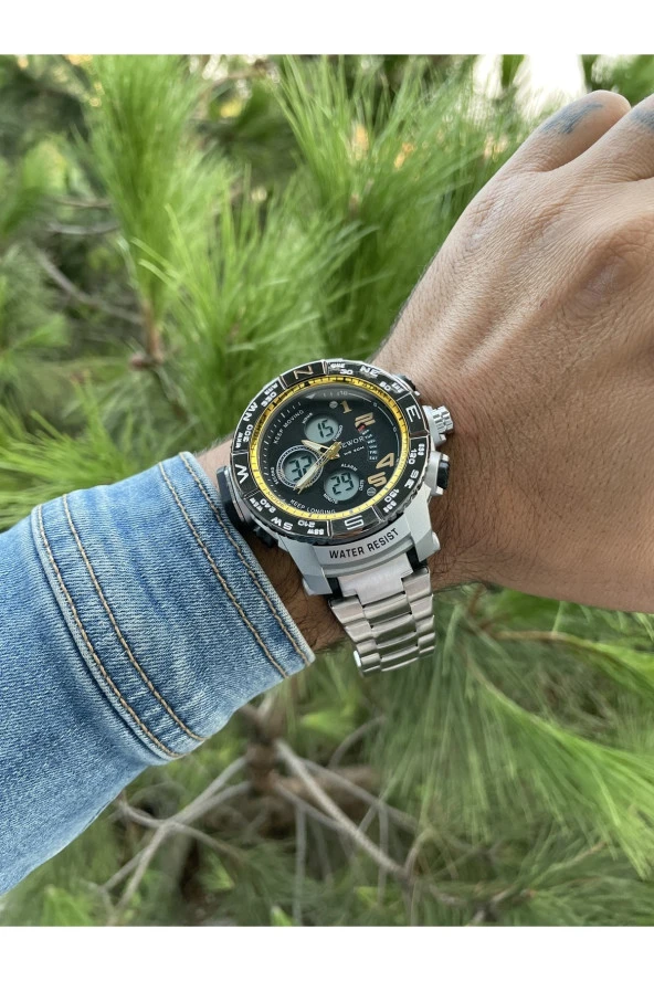 Dijital & Analog Tüm Fonksiyonları Aktif Erkek Kol Saati38002 ürün görseli 1