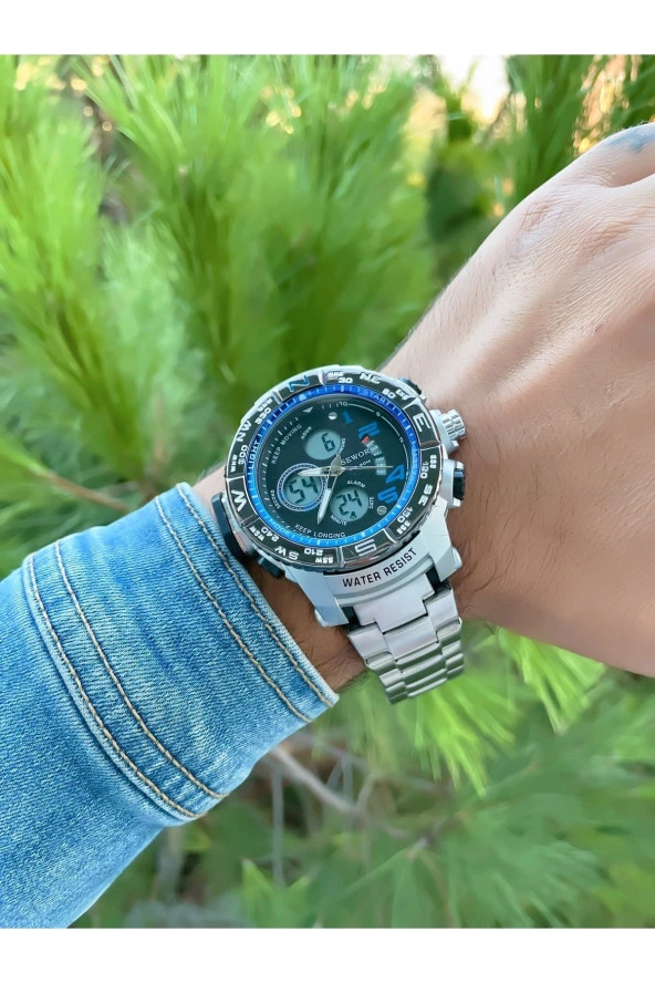 Watch Dijital Ve Analog Erkek Kol Saati924383 ürün görseli 1