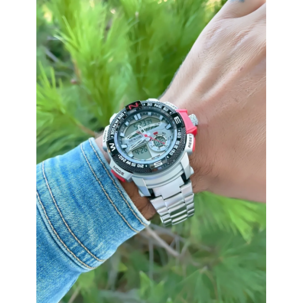 SEWOR Watch Dijital Ve Analog Erkek Kol Saati924385 ürün görseli 1
