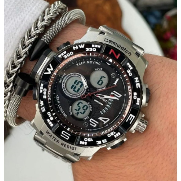 SEWOR Watch Dijital Ve Analog Erkek Kol Saati924274 ürün görseli 1